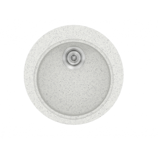 Νεροχύτης Γρανιτένιος Sanitec Classic Granite 316 (Ø48) Βαρέως Τύπου Granite White 01 Νεροχύτης Γρανιτένιος Sanitec Classic Granite 316 (Ø48) Βαρέως Τύπου Granite White 01